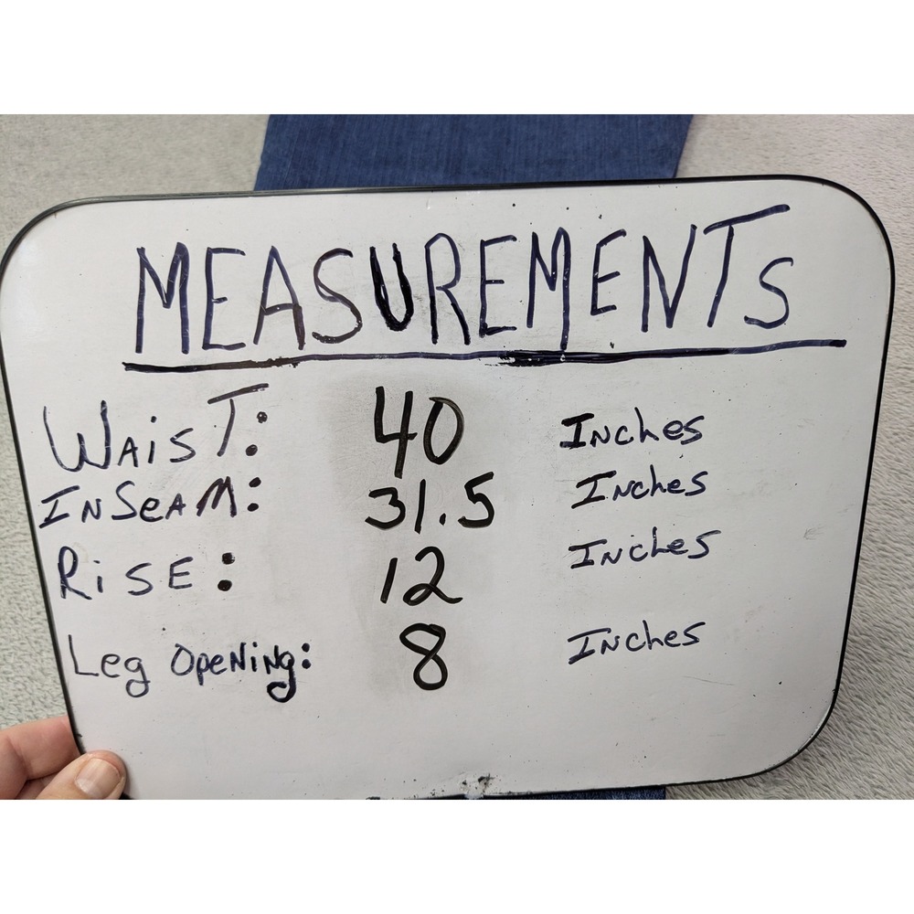 Levi's 559 Relaxed Straight Jeans Mens Size 38x32 Dark Wash Denim Pants‎ - Picture 11 of 14